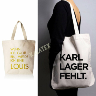 Einkaufstasche mit Spruch