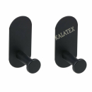 Wandhaken schwarz 2er Pack