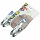 Haken Metall 2er für Gartengeräte 4er Pack