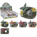 Solarlampe mit 2 Blumen
