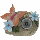Solarlampe mit 2 Blumen
