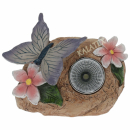 Solarlampe mit 2 Blumen