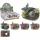 Solarlampe mit 2 Blumen