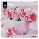 Servietten Rose 33x33cm 16er Pack