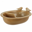 Vogelbad mit Futterschale 20cm