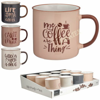 Kaffeebecher 540ml Steingut