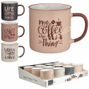 Kaffeebecher 540ml Steingut