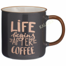 Kaffeebecher 540ml Steingut