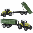Traktor mit Anhänger 26cm mit Sound