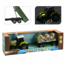 Traktor mit Anhänger 26cm mit Sound