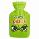 Wärmflasche 2L mit Festtagsmuffelüberzug 36x19x4,5 cm
