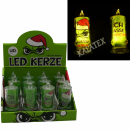 LED Kerze Festtagsmuffel 4,5x10,4cm