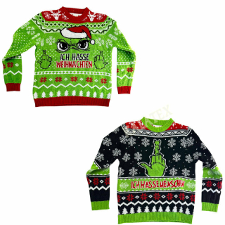 Strickpullover Herren Festtagsmuffel