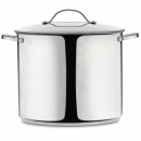 Kochtopf Edelstahl mit Deckel 10 Liter