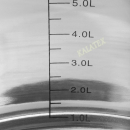 Kochtopf Edelstahl mit Glasdeckel 10 Liter