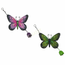Schmetterling Metall mit Glocke 19x3x48cm