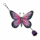 Schmetterling Metall mit Glocke 19x3x48cm
