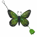 Schmetterling Metall mit Glocke 19x3x48cm