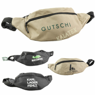 Bauchtasche mit Spruch 30x15cm