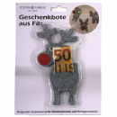 Geldgeschenk aus Filz Weihnachten Rentier