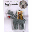 Geldgeschenk aus Filz Weihnachten Rentier