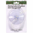 Girlandenhalter mit Saugnapf 11x10x3cm