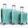 Trolley Koffer-Set 3tlg. ABS, smaragdgrün