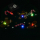 Mütze Weihnachten mit Bommel und 6 LEDs