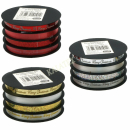 Geschenkband 4x 4mx10mm auf Rolle