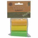 Hundekotbeutel farbig 3er Pack