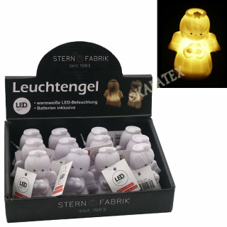 Engel 7,5x4cm LED warmweiß