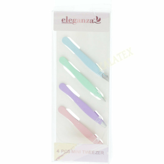 Pinzette Edelstahl 5cm 4er Set