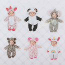 Kleidung für Babypuppe 40cm Tierstrampler