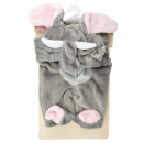 Kleidung für Babypuppe 40cm Tierstrampler