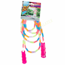 Springseil mit farbigen Perlen 250cm