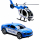 Spielset Auto und Helikopter