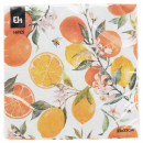 Serviette mit Fruchtmotiv 33x33cm 16er Pack