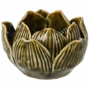 Teelichthalter Lotus aus Keramik