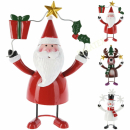 Dekofigur Weihnachten 18cm Metall