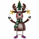 Dekofigur Weihnachten 18cm Metall