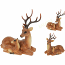 Dekofigur Rentier mit Kalb 20x11x20cm