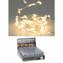 Lichterkette Silberdraht mit 132 LEDs