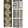 Blume Glitzer auf Klammer 4er Pack