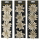 Blume Glitzer auf Klammer 4er Pack