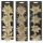 Blume Glitzer auf Klammer 4er Pack