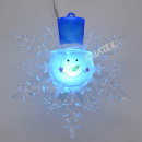 Fensterdeko Weihnachten mit LED 10cm