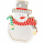 Weihnachtsfigur mit Spiegel
