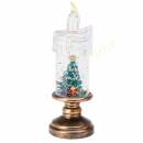 Kerze LED mit Weihnachtsmotiv