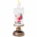 Kerze LED mit Weihnachtsmotiv