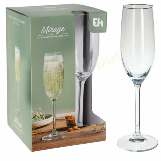Champagnerglas 210ml 4er Pack